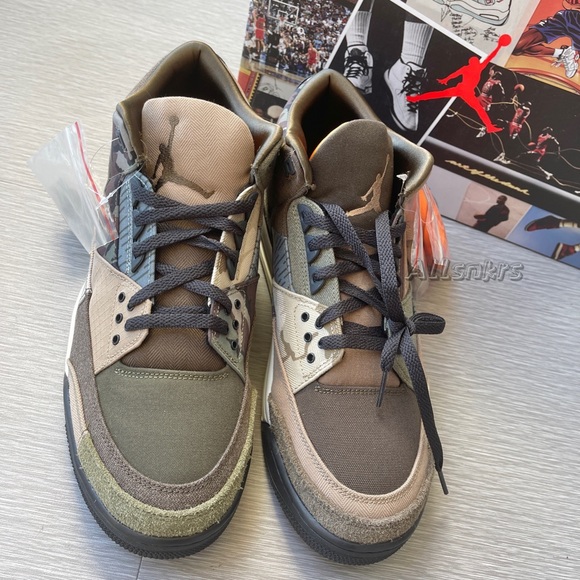 Air Jordan 3 Retro 🐗Patchwork Camo - Picture 3 of 4